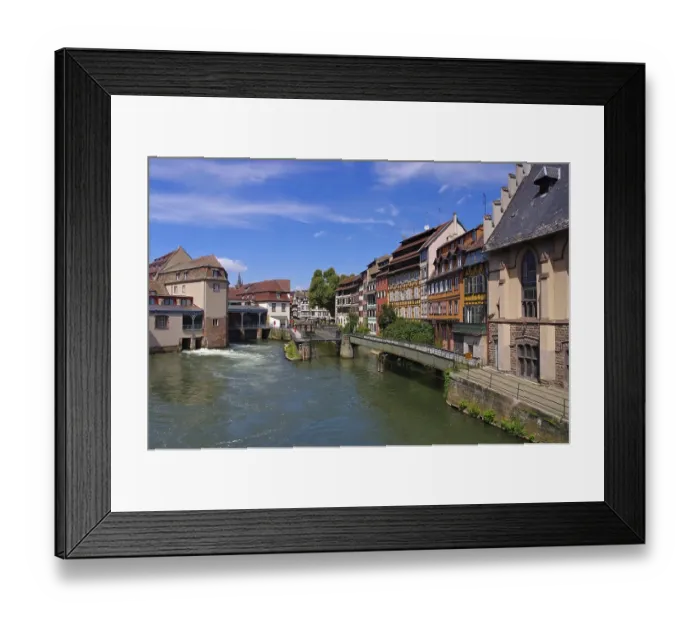 Framed Print : Strasbourg Petite France in Alsace