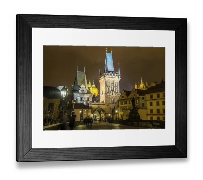 Framed Print : Lesser Town Bridge Tower, Charles Bridge