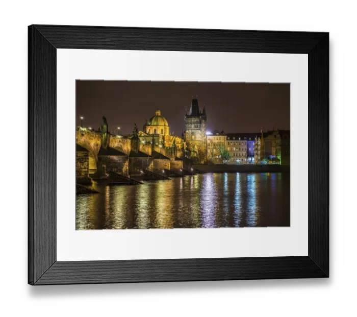 Framed Print : Moldova, Charles Bridge, Bridge Tower
