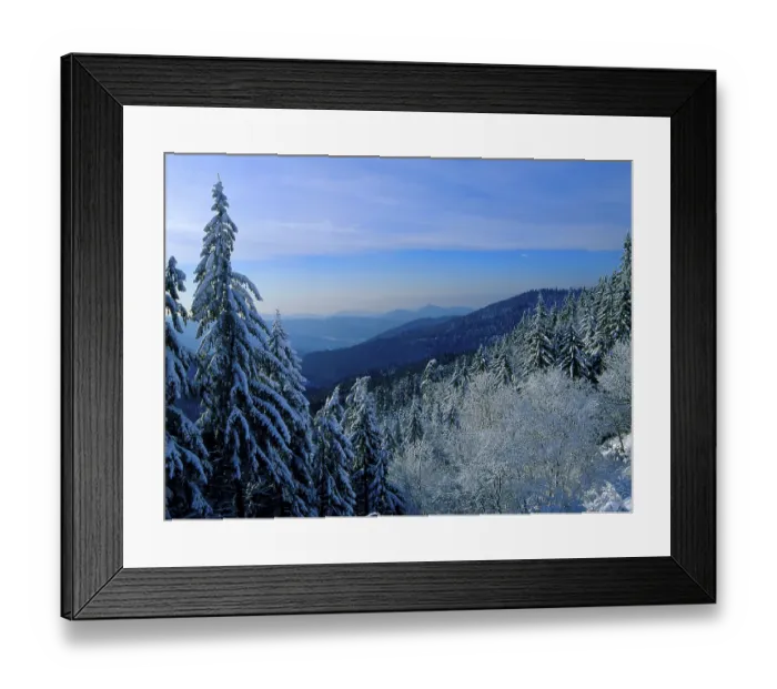 Framed Print : Winter landscape in the Black Forest
