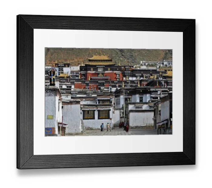 Framed Print : Palcho Monastery or Pelkor chode or Shekar Framed Print : Palcho Monastery or Pelkor chode or Shekar