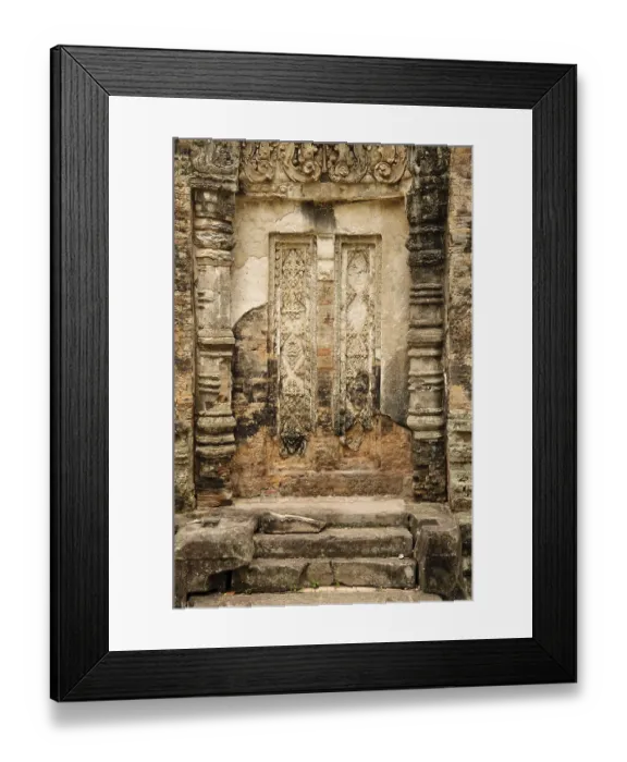 Framed Print : Preah Ko, Roluos temple complex Framed Print : Preah Ko, Roluos temple complex
