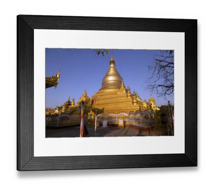 Framed Print : Maha Lawka Marazein Pagoda