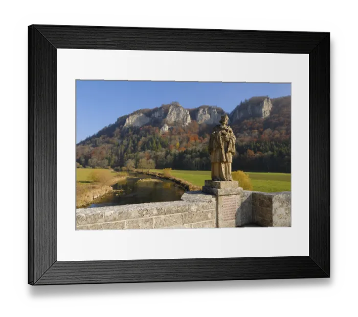 Framed Print : A scenery in the danube valley - Baden Wuerttemberg Framed Print : A scenery in the danube valley - Baden Wuerttemberg