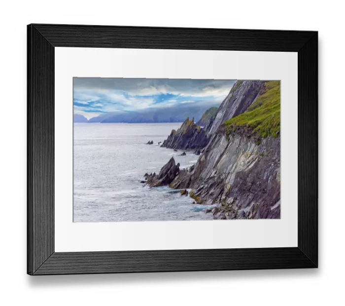 Framed Print : Cliff, Dingel, Ireland, Europe