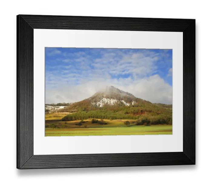 Framed Print : The Hohenhewen in the Hegau area - Baden-Wuerttemberg Framed Print : The Hohenhewen in the Hegau area - Baden-Wuerttemberg