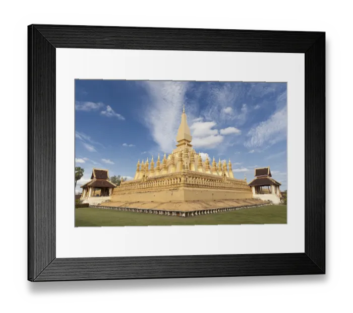 Framed Print : Pha Tat Luang or Pha That Luang