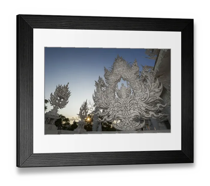 Framed Print : Wat Rong Khun Temple or White Temple