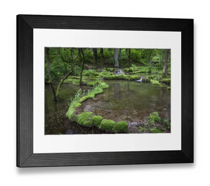 Framed Print : Kaisinger Brunnenbach, stream, Greding