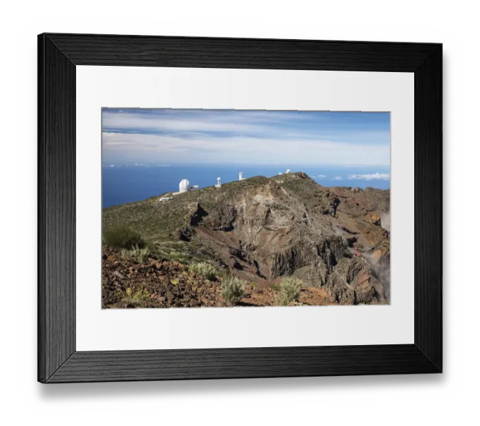 Framed Print : Roque de los Muchachos Observatory