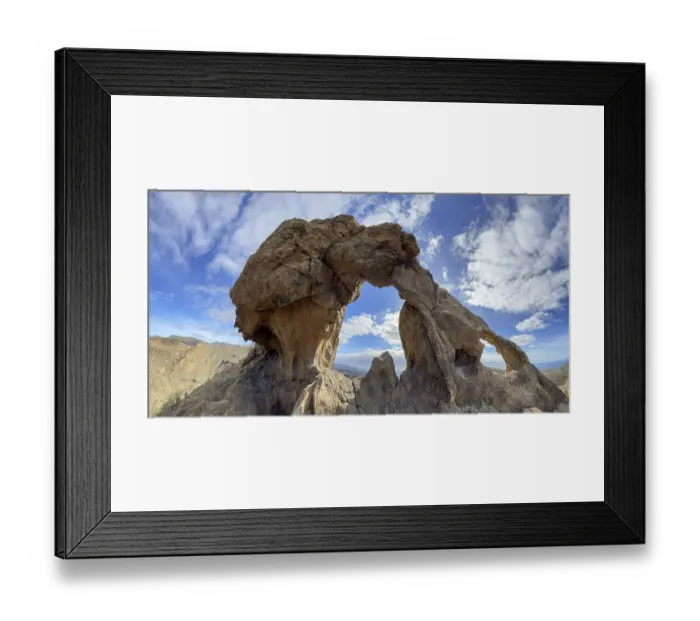 Framed Print : Rock arch, Arches, wide angle shot Framed Print : Rock arch, Arches, wide angle shot