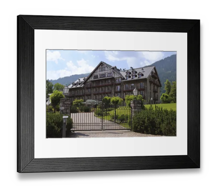 Framed Print : Grand Hotel Kitzbuehel, Kitzbuehel