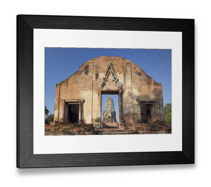 Framed Print : Wat Ratchaburana, Ayutthaya, Thailand, Asia