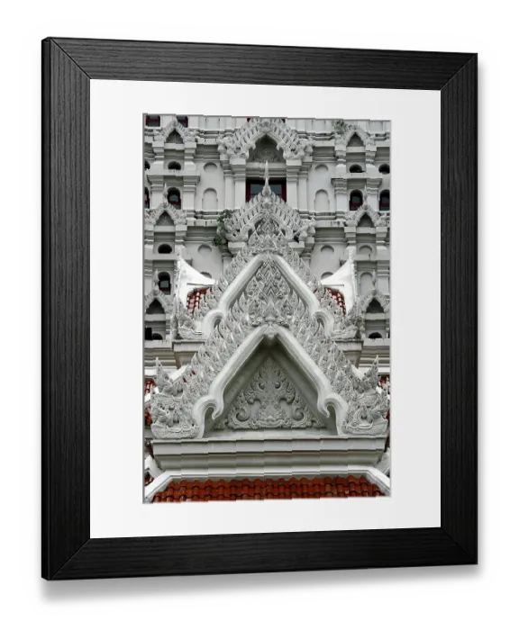 Framed Print : Wat Yasangwararam, Buddhist temple