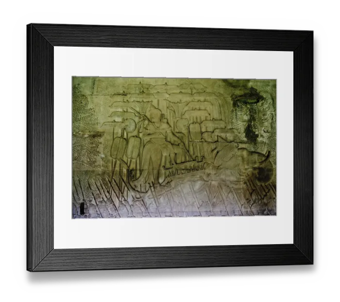 Framed Print : Galleries, Angkor Wat complex, Siem Reap