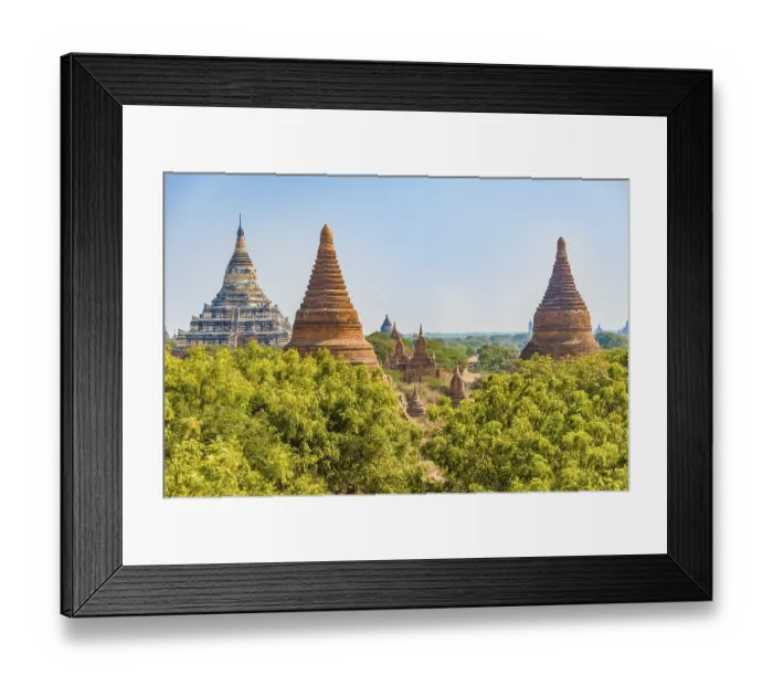 Framed Print : Ancient temples, pagodas, Bagan, Myanmar, Asia Framed Print : Ancient temples, pagodas, Bagan, Myanmar, Asia