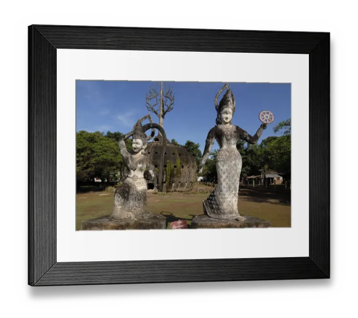 Framed Print : Statues in the Buddha Park, Xieng Khouan Framed Print : Statues in the Buddha Park, Xieng Khouan