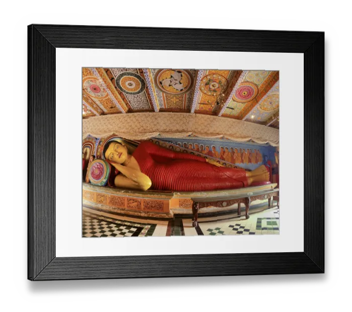 Framed Print : Reclining Buddha in Isurumuniya Rock Temple Framed Print : Reclining Buddha in Isurumuniya Rock Temple