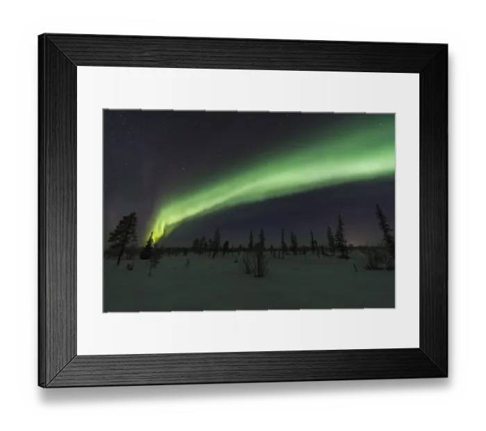 Framed Print : Northern Lights (Aurora borealis)