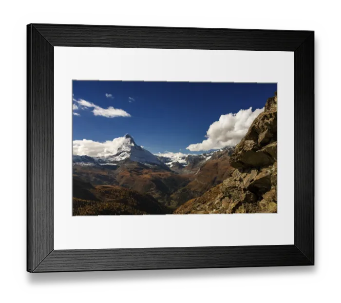 Framed Print : The Alpine region of Switzerland, Matterhorn Framed Print : The Alpine region of Switzerland, Matterhorn