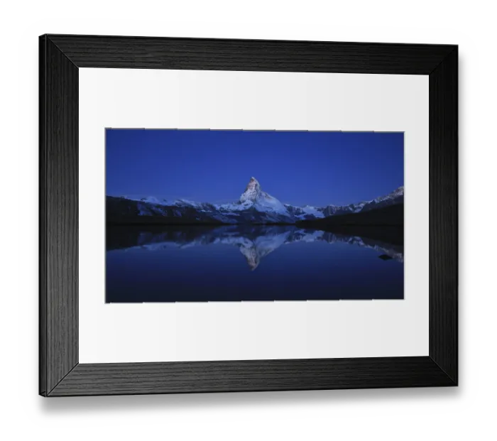 Framed Print : Matterhorn in the blue hour