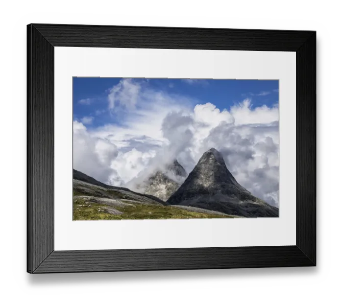 Framed Print : Mountains in Norway