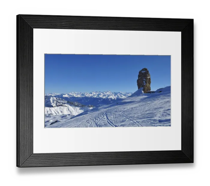 Framed Print : Winter day on the Glacier De Diablerets Framed Print : Winter day on the Glacier De Diablerets