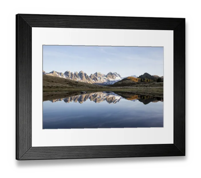 Framed Print : Salfeinersee, Reflection of the Kalkkoegel Framed Print : Salfeinersee, Reflection of the Kalkkoegel