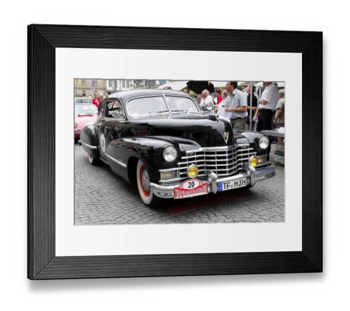 Framed Print : Cadillac Club Coupe Series 62, built in 1942