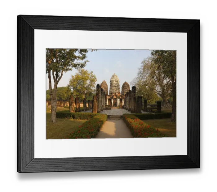 Framed Print : Wat Sri Sawai Temple in Sukhothai Historical Park Framed Print : Wat Sri Sawai Temple in Sukhothai Historical Park