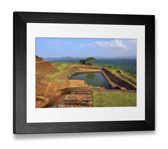 Framed Print : Cistern in the ruins of the fortress on the Lion Rock
