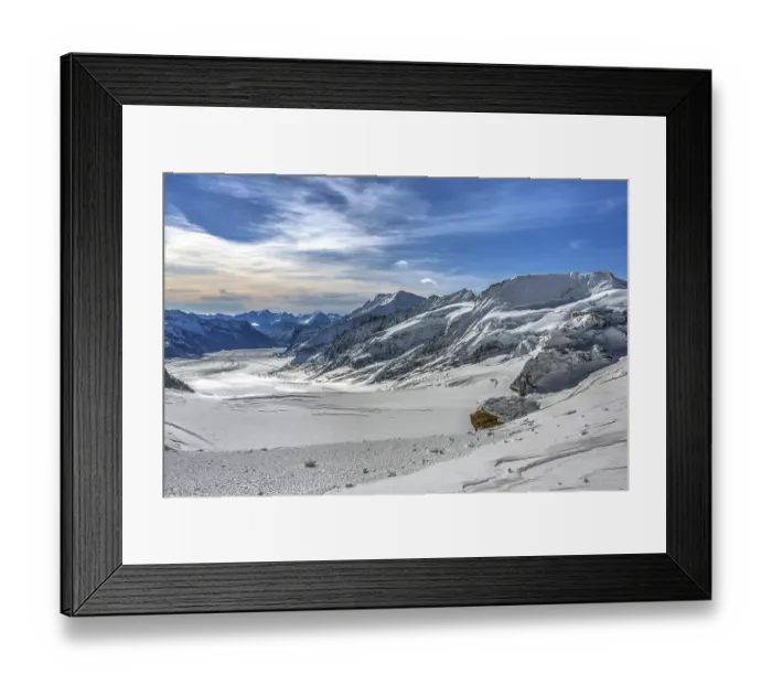 Framed Print : Aletsch Glacier. Aletsch Glacier