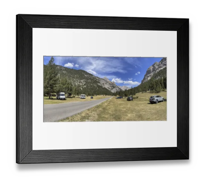 Framed Print : Camping Pian Del Colle, Melezet near Bardonecchia