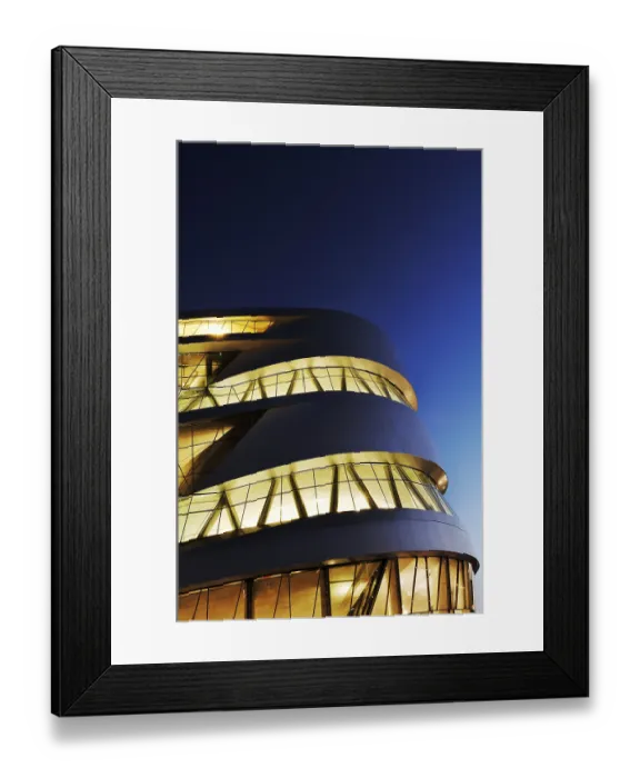 Framed Print : Mercedes Benz Museum, Stuttgart