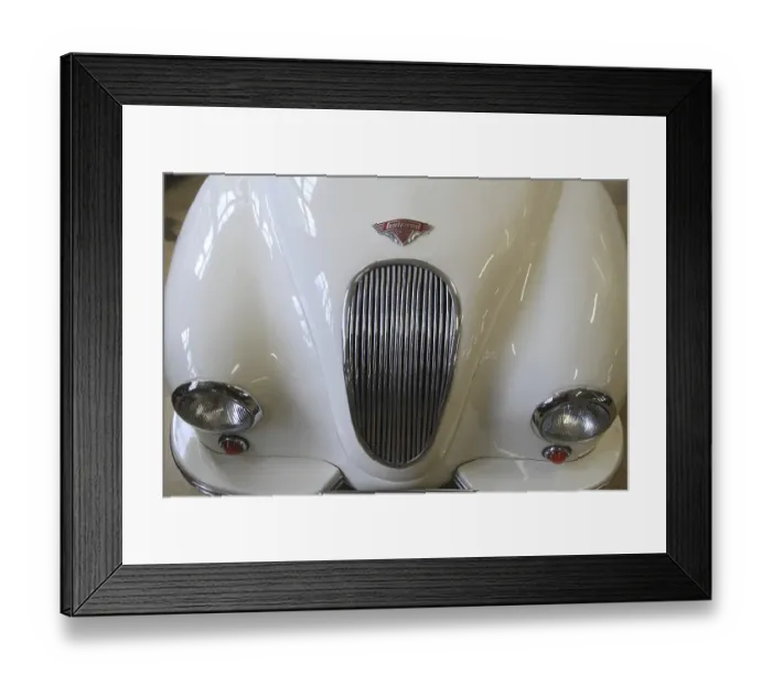 Framed Print : Gutbrod Superior Sports vintage car hood Framed Print : Gutbrod Superior Sports vintage car hood