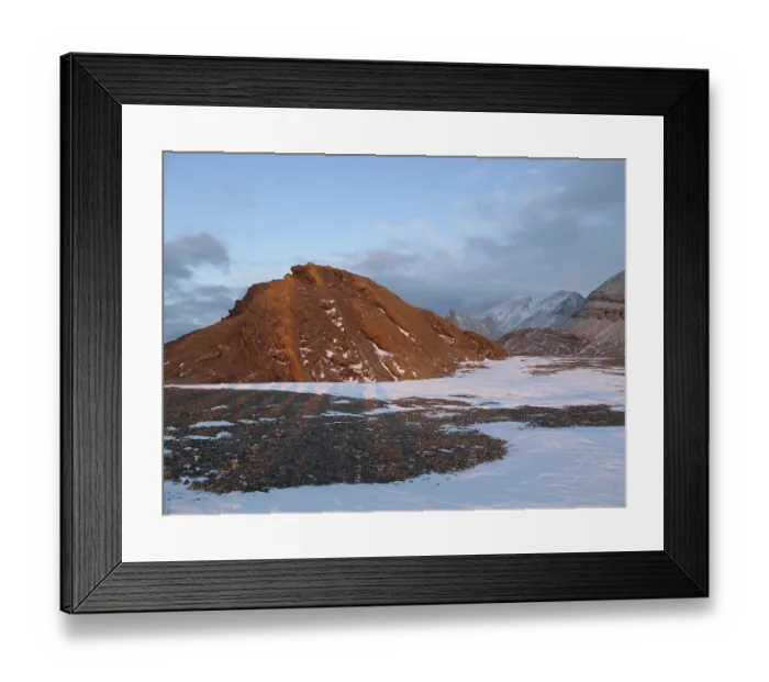 Framed Print : Shadows of a goup and Rocks at Forsbladodden