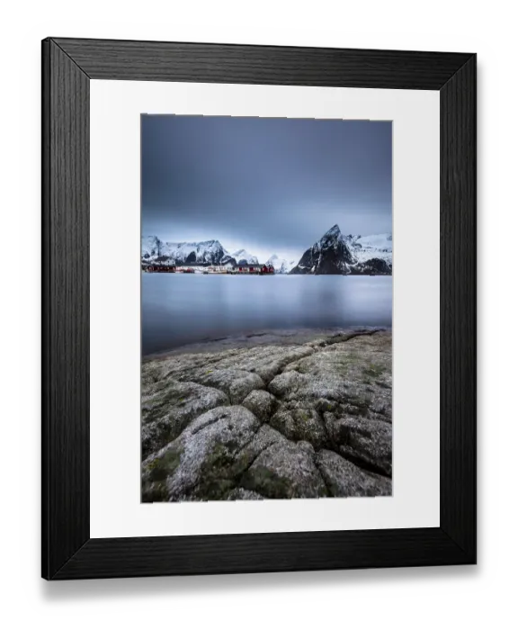 Framed Print : Fishermen's houses, Rorbu