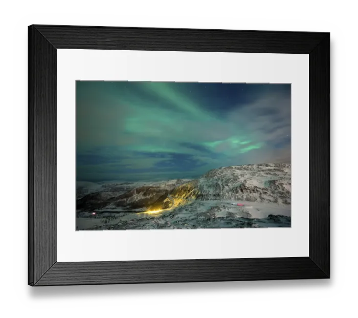 Framed Print : Northern Lights (aurora borealis)