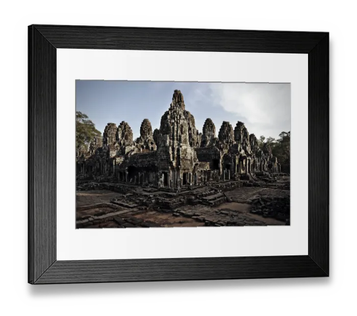 Framed Print : Bayon Temple of Angkor Wat, Siem Reap