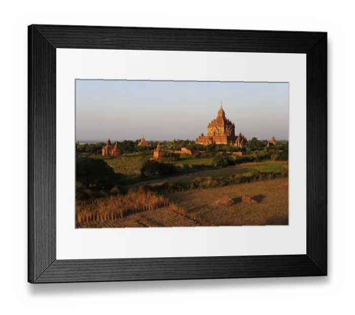 Framed Print : Temples and pagodas in the evening light Framed Print : Temples and pagodas in the evening light