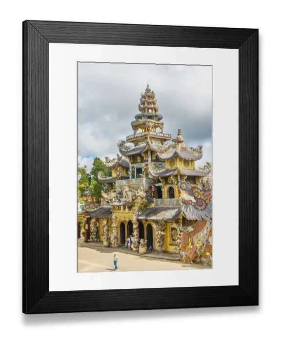 Framed Print : Linh Phuoc Pagoda, da Lạt Framed Print : Linh Phuoc Pagoda, da Lạt