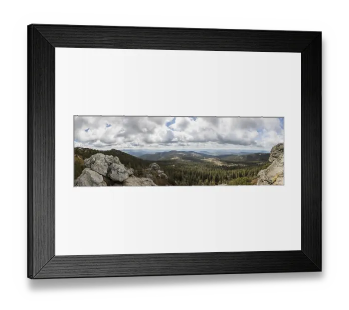Framed Print : View from the Grosser Arber, View from the Grosser Arber