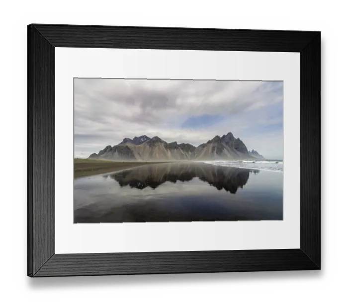 Framed Print : Mountain Vestrahorn in Iceland Framed Print : Mountain Vestrahorn in Iceland