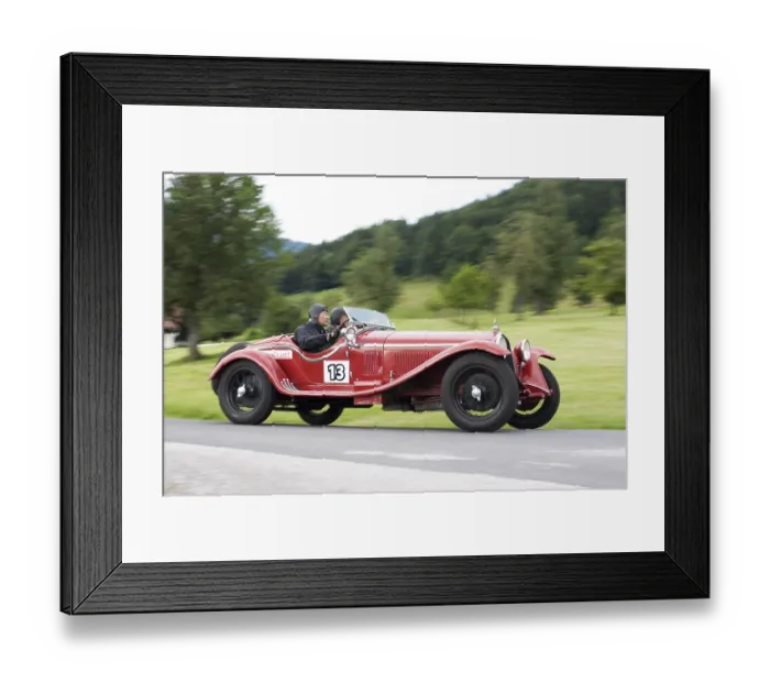 Framed Print : Alfa Romeo 6 C, vintage car, year of construction 1931