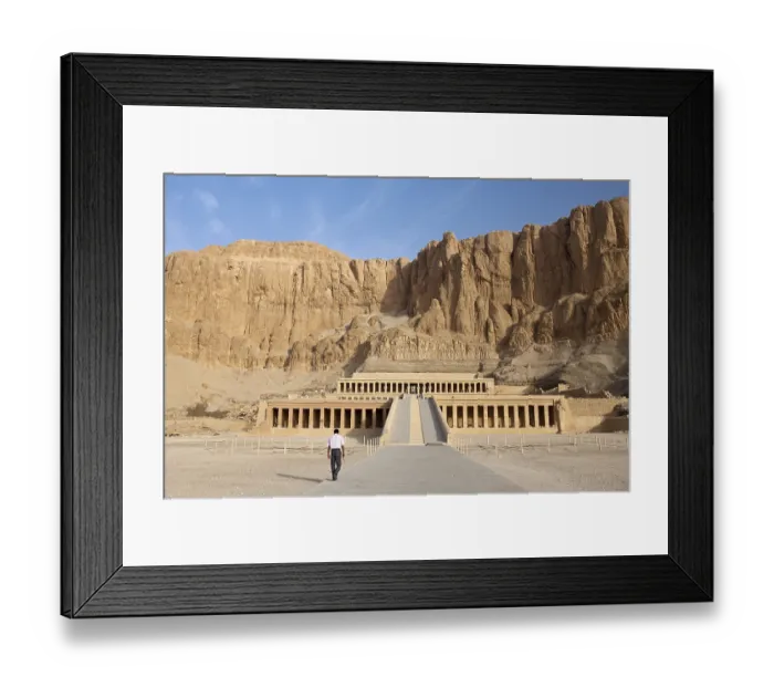 Framed Print : Mortuary temple of Hatshepsut, Luxor