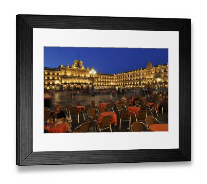 Framed Print : Plaza Mayor, city square, Salamanca