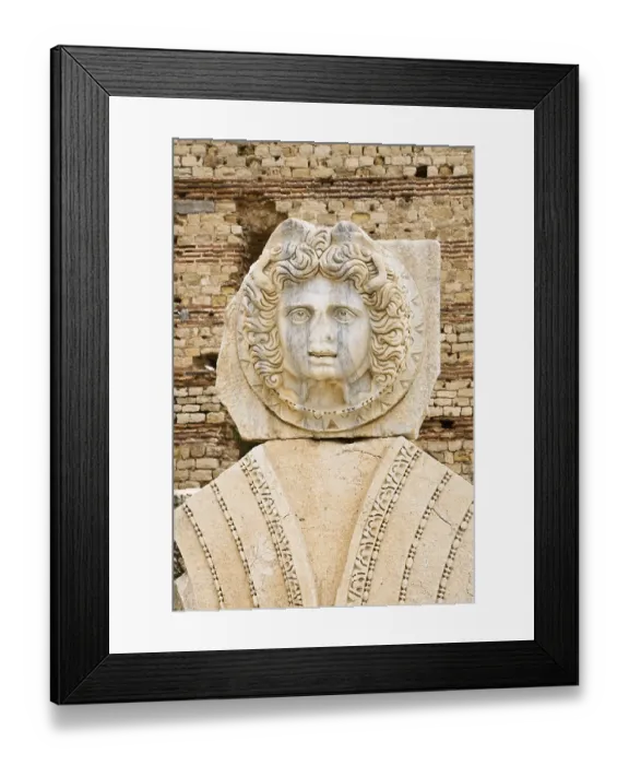 Framed Print : Head of Medusa, Medusa medallion