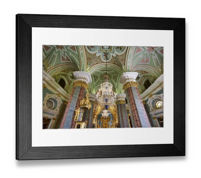 Framed Print : St. Petersburg Russia. Peter and Paul Cathedral at Peter and Paul Fortress Framed Print : St. Petersburg Russia. Peter and Paul Cathedral at Peter and Paul Fortress