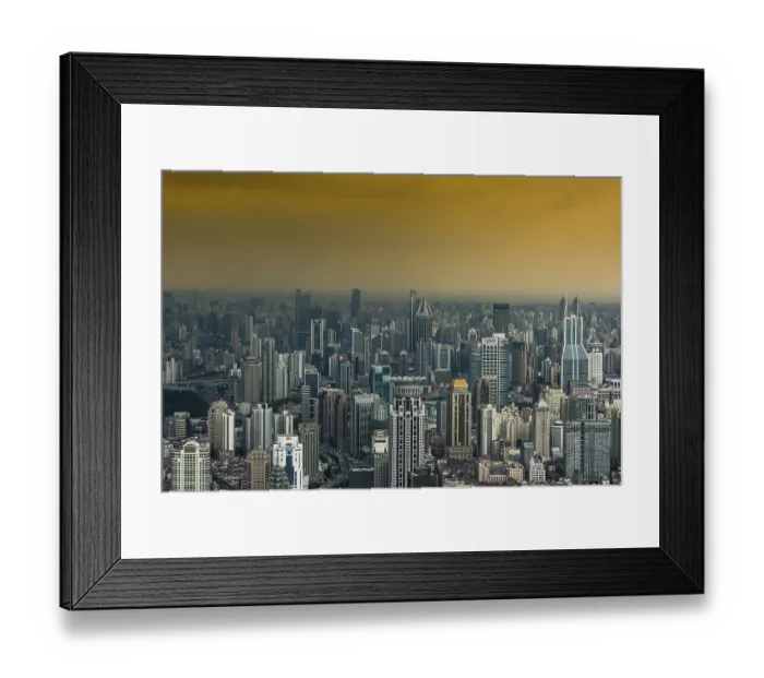 Framed Print : Skyscrapers, Skyline, from Tsing Mao Tower Framed Print : Skyscrapers, Skyline, from Tsing Mao Tower