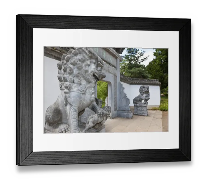 Framed Print : Bethmann Park, Chinese Garden, Frankfurt am Main Framed Print : Bethmann Park, Chinese Garden, Frankfurt am Main